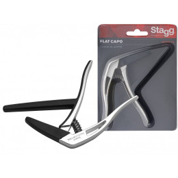 Stagg SCPX-FL CR Плоский каподастр для классической гитары