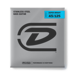 Dunlop DBSBS45125 Super Bright Steel Струны для пятиструнной бас-гитары