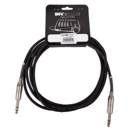 Invotone ACM1203SBK Инструментальный кабель джек - джек, 3 м