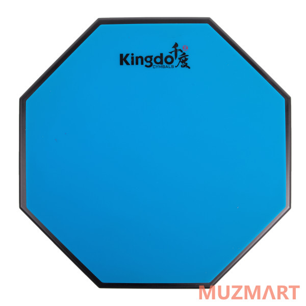 Kingdo DRUM PAD SILICAGEL BLUE 12" тренировочный пэд