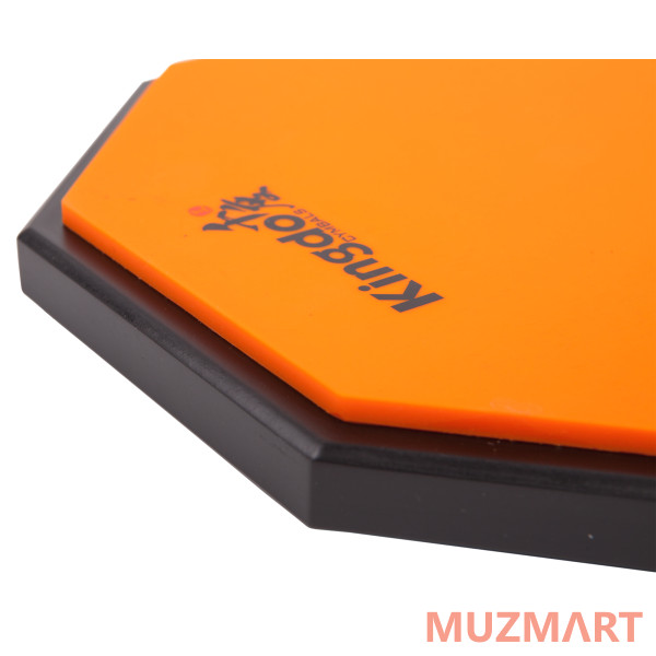 Kingdo DRUM PAD SILICAGEL ORANGE 12" тренировочный пэд