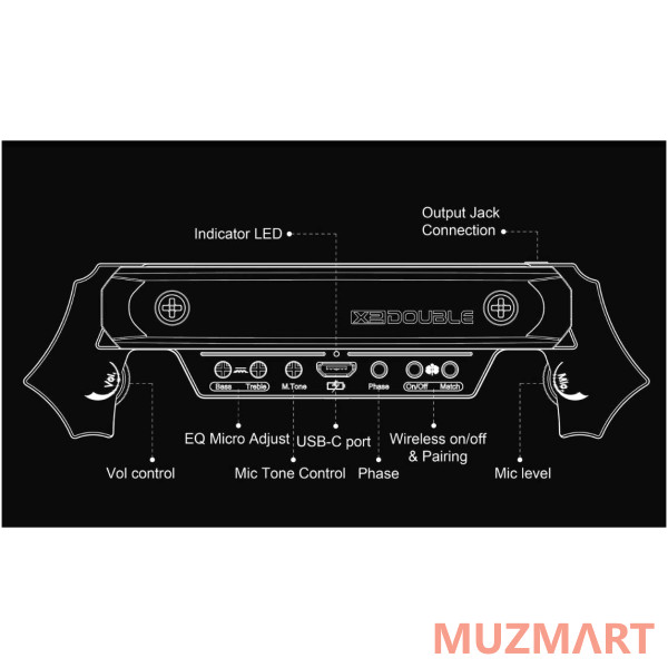 X2 DOUBLE X2 SLV Звукосниматель