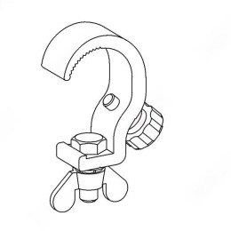 Imlight H25-HOOK-38\41 Алюминиевая струбцина крюк шириной 25мм