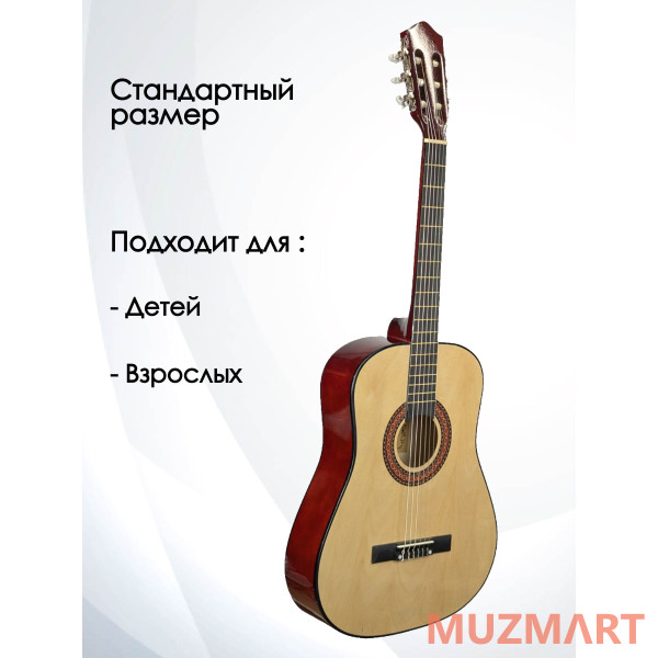 Kaiser KIT CGL-38NA_BGC-A01_T75_ST-0111BK Гитарный комплект