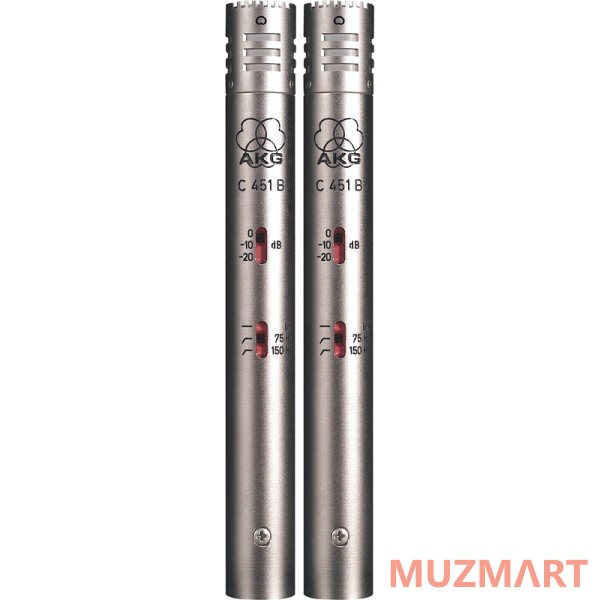 AKG C451B ST Подобранная стереопара из двух микрофонов модели C451B