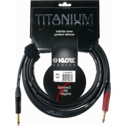 Klotz TI-0900PSP TITANIUM Кабель инструментальный, отключаемый, 9м