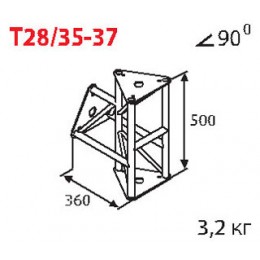 Imlight T28/35-37 Стыковочный узел для 3-х ферм под 90 градусов