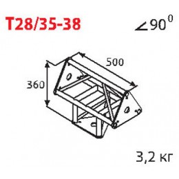 Imlight T28/35-38 Стыковочный узел для 3-х ферм под 90 градусов