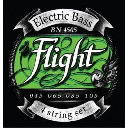 Flight BN4505 Струны для 4-х струнной бас гитары, Medium, 45-105