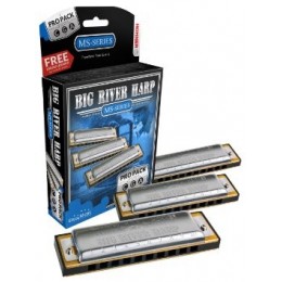 Hohner Big River Harp Cga (M5900XP) Набор из 3 гармошек с уроками