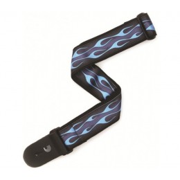 Planet Waves 50MM Hotrod Flame, Blue Ремень тканый с рисунком голубой огонь, deluxe