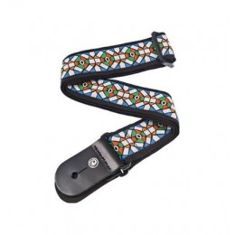 Planet Waves 50MM Strap-Stained Glass w/ Pad Ремень нейлон с рисунком `витраж` и плечевой подкладкой