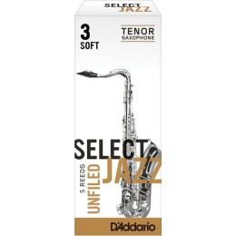 Rico RRS05TSX3S Select Jazz Unfiled 3S Трости для саксофона тенор, 5 шт