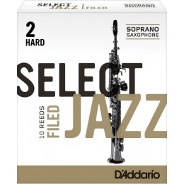 Rico RSF10SSX2H Select Jazz Filed 2H Трости для саксофона сопрано, 10 шт