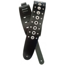 Planet Waves 25LGS02 Кожаный гитарный ремень, Metal Strap