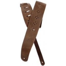 Planet Waves 25PRF02 Кожаный гитарный ремень, Brown Diamonds