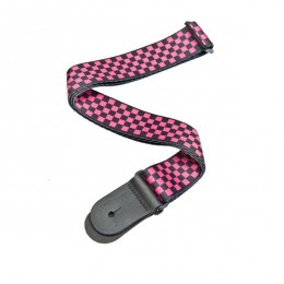 Planet Waves 50H03 BLACK/PINK Checker Гитарный ремень