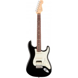 Fender AM PRO STRAT HSS SHAW RW BK Электрогитара
