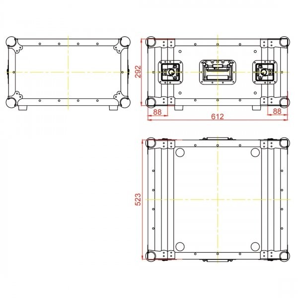 Accu Case ACF-PW/DDR-PRO6 Рэковый кейс