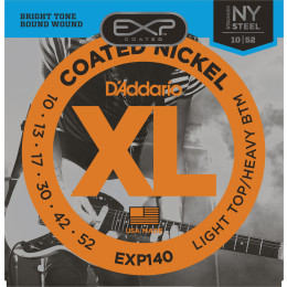 D'Addario EXP140 Light TOP/HEAVY Bottom Струны для электрогитары