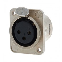 Neutrik NC3FDM3-L-1 Панельный разъем XLR "мама"