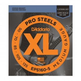 D'Addario EPS160-5 Medium Струны для 5-ти струнной бас гитары