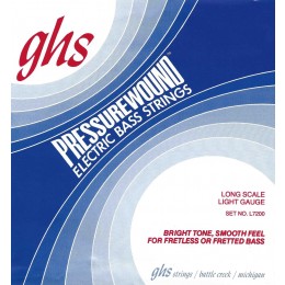 GHS M7200 Струны для 4-х струнной бас гитары