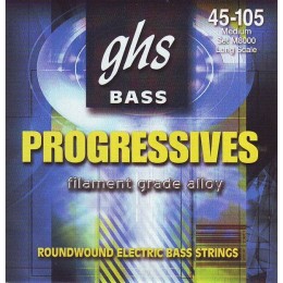 GHS M8000 Medium Струны для 4-х струнной бас гитары