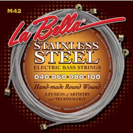 La Bella M42 Custom Light Струны для 4-х струнной бас-гитары