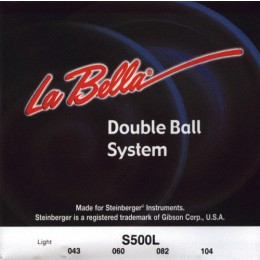 La Bella S500L Light Струны для 4-х струнной безголовой бас-гитары