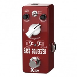 Xvive B1 Bass Squeezer Педаль эффектов для бас-гитары компрессор+овердрайв