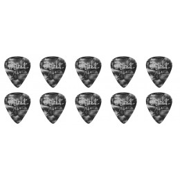 Dunlop 4830-02 Genuine Celluloid Black Perloid Набор медиаторов