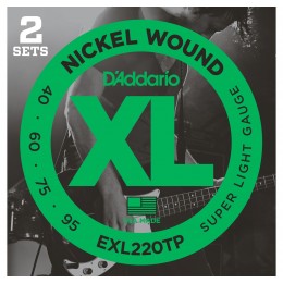 D'Addario EXL220TP Струны для бас-гитары (2 комплекта)