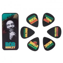 Dunlop BOB-PT07M Bob Marley Quote Медиаторы 6шт, средние, в коробочке