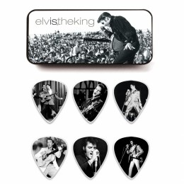 Dunlop EPPT01 Elvis Presley King Медиаторы 6шт, средние, в коробочке