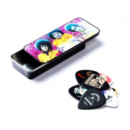 Dunlop JH-PT01M Jimi Hendrix Experienced Медиаторы 12шт, средние, в коробочке