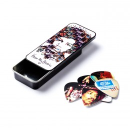 Dunlop JH-PT07M Jimi Hendrix Hear My Music Медиаторы 12шт, средние, в коробочке