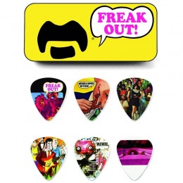 Dunlop ZAPPT01M Frank Zappa Медиаторы 6шт, средние, в желтой коробочке