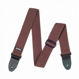 Dunlop D27-01BR Ribbed Cotton Chocolate ремень гитарный, хлопок