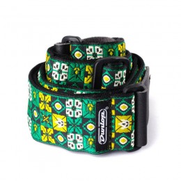 Dunlop D67-01GN Jacquard Winterland Green ремень гитарный, жаккард