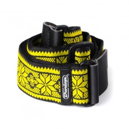 Dunlop D67-02YE Jacquard Fillmore Yellow ремень гитарный, жаккард